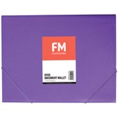 FM VIVID DOCUMENT WALLET A4 PURPLE PASSION