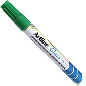 ARTLINE GLASS MARKER BULLET 2MM GREEN