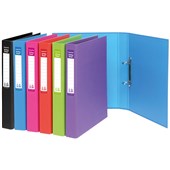 COLOURHIDE RING BINDER 2D 25MM A4 RED