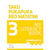 WARWICK MY LITERACY BOOK 3 TAKU PUKAPUKA REO MATATINI 7MM RULED 32 LEAF